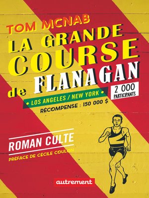 cover image of La grande course de Flanagan